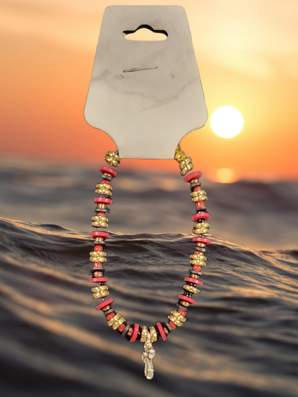 Custom Handmade Beaded Bracelet by La Estrella Reina For Sale