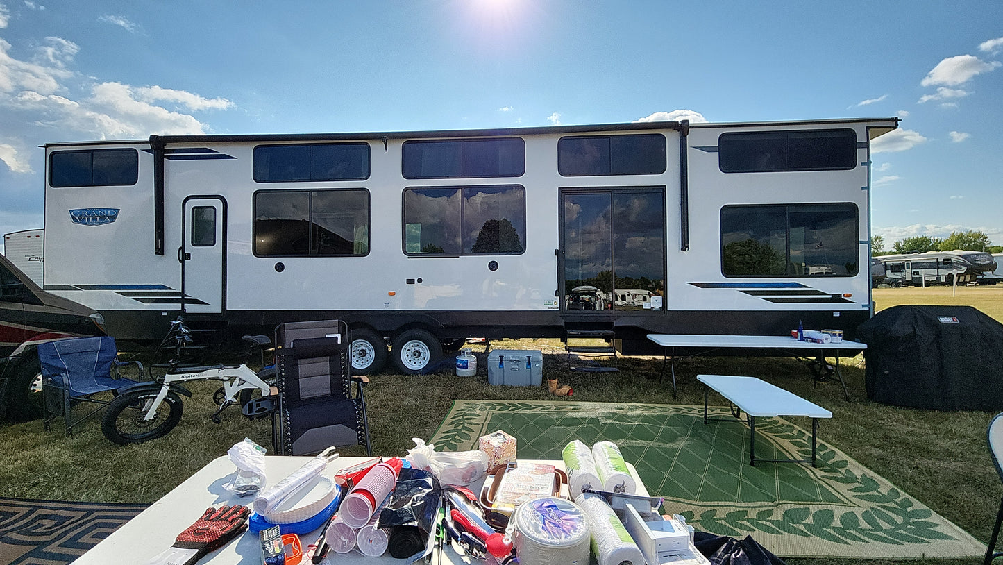 Luxury Getaway: Forest River Grand Villa Salem 42View RV Rental with Delivery