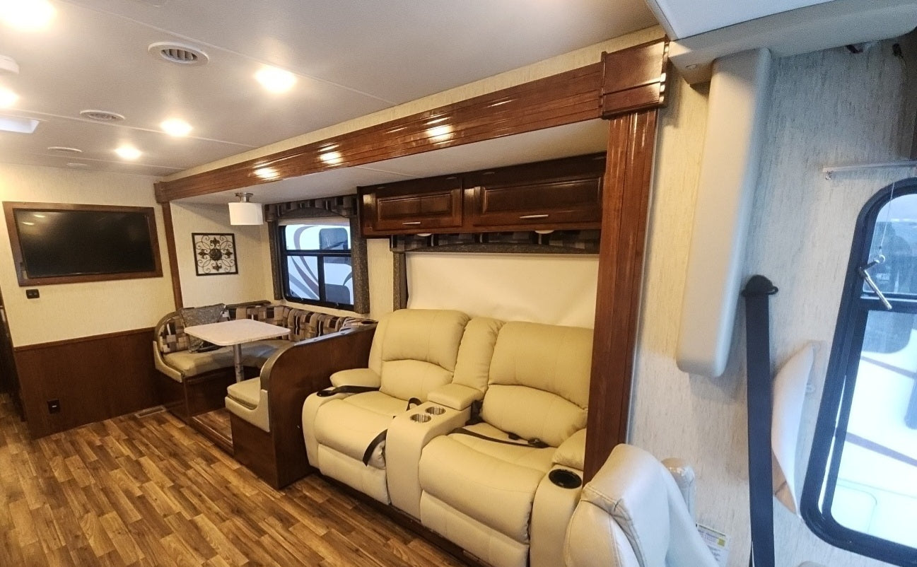Explore the Comforts of the Open Road: Coachmen Mirada 35BH Luxury Class A RV Rental w/ 2 bathrooms