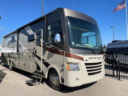 Explore the Comforts of the Open Road: Coachmen Mirada 35BH Luxury Class A RV Rental w/ 2 bathrooms