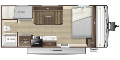 Travel Trailer for Rent! Olympia Sport 19BH - Compact and Family-Friendly