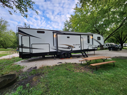 Luxury RV Travel: Rent the Forest River Sabre 38DBQ - Fifth Wheel Retreat with Delivery, 2 bedrooms & 2 bathrooms