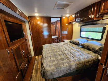 Explore the Comforts of the Open Road: Coachmen Mirada 35BH Luxury Class A RV Rental w/ 2 bathrooms