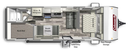 Rent a Coleman Lantern 274BH RV Travel Trailer!