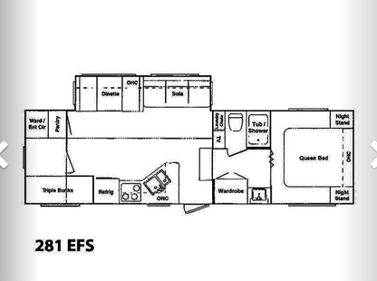 Budget-Friendly Adventure: Keystone Cougar 281EFS Fifth Wheel RV for Sale!