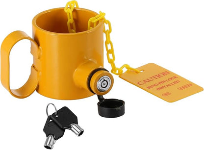 Fifth Wheel Hitch Lock with Padlock – Secure Your Trailer with Confidence - Rent / Buy