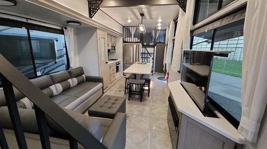 Luxury Getaway: Forest River Grand Villa Salem 42View RV Rental with Delivery