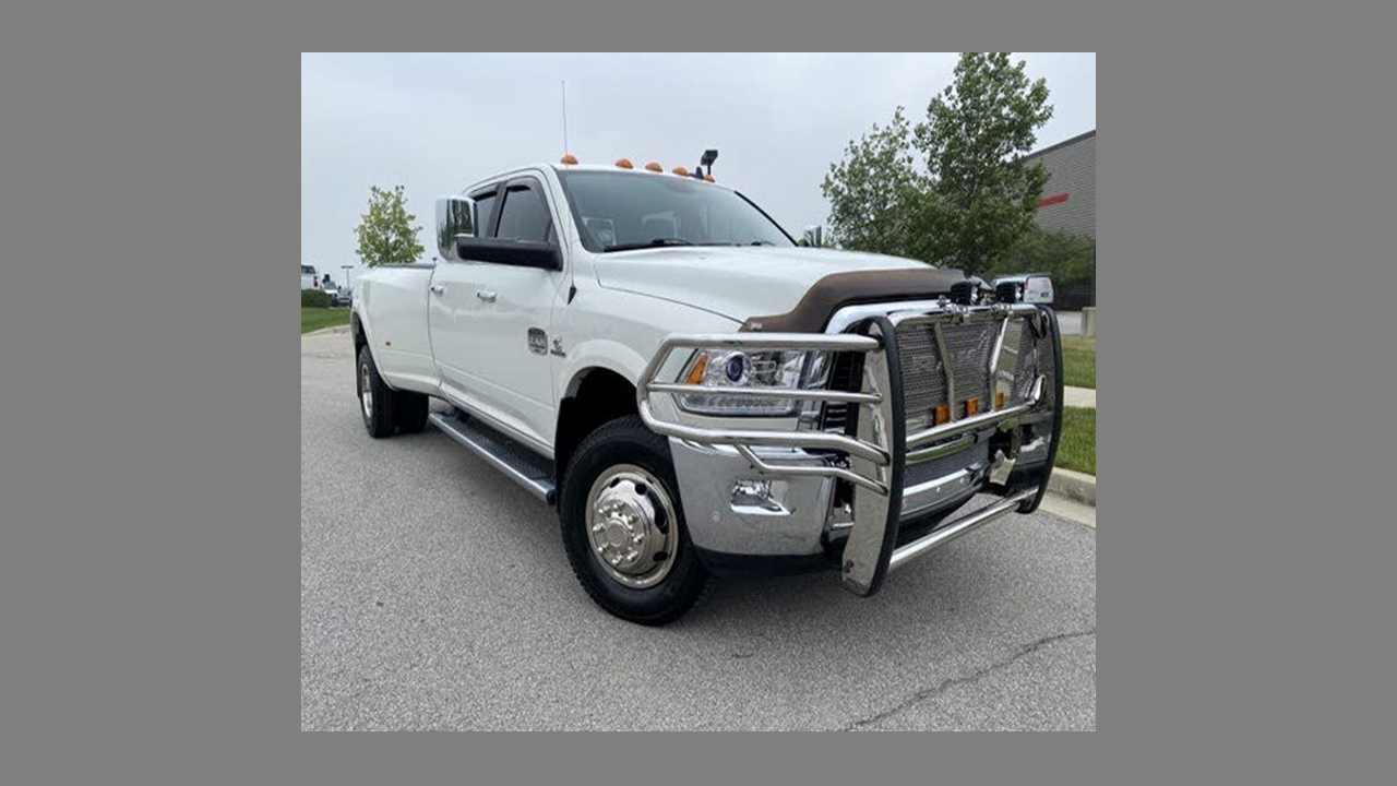 Explore in Style: Ram 3500 Laramie Longhorn Crew Cab Diesel Dually for Rent  - Tow-Ready Rental